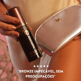 Mousse Autobronzeador Dark Express + Luva Aplicadora - MAKE IT EASIER