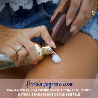 Mousse Autobronzeador Clear Vegan - 150 ml + Luva Aplicadora