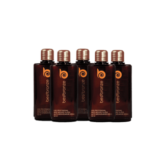 5 Unidades ou 250ml - Refil Bronzeamento Médio 50ml - Uso Máquina Profissional